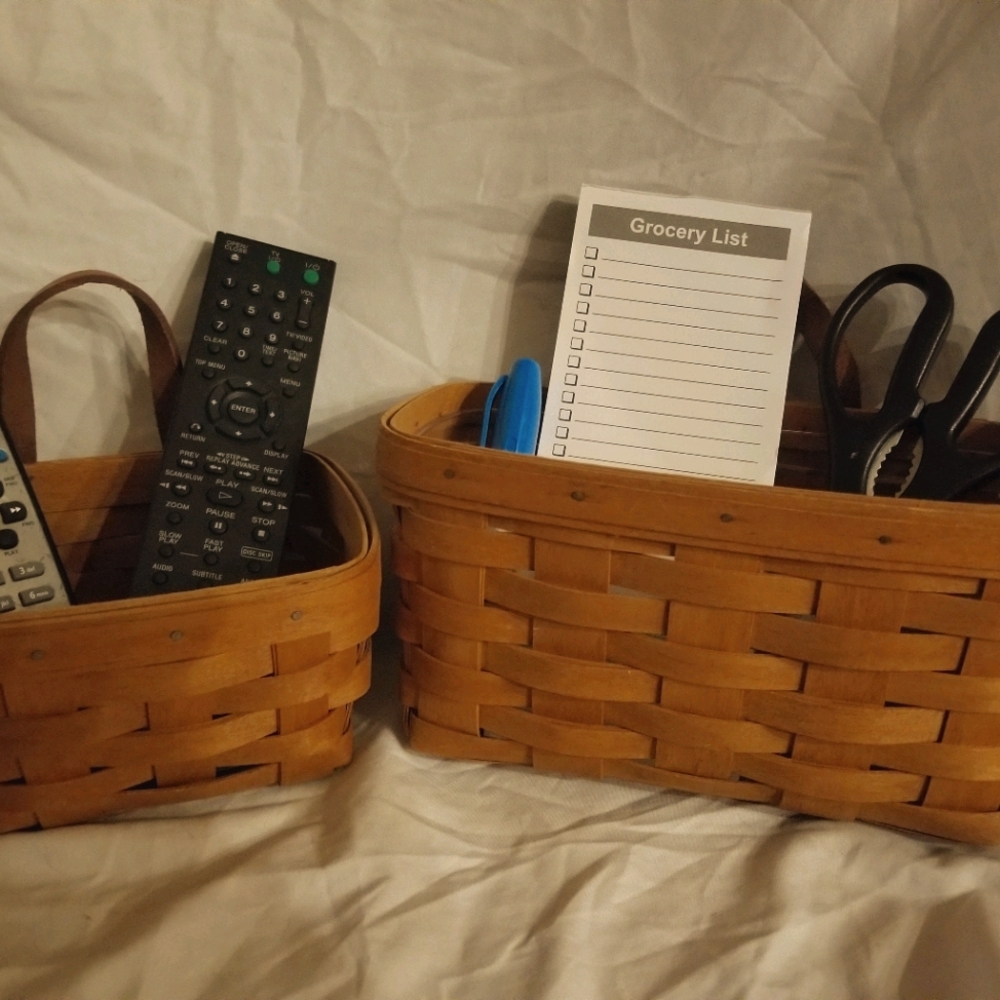 2 Small Longaberger Baskets